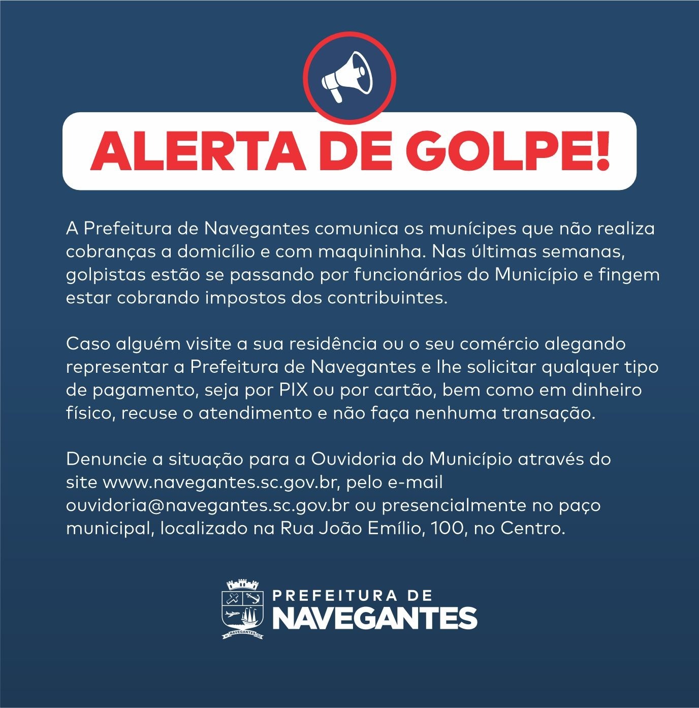 Alerta de Golpe!